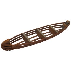 Wood Canoe Model