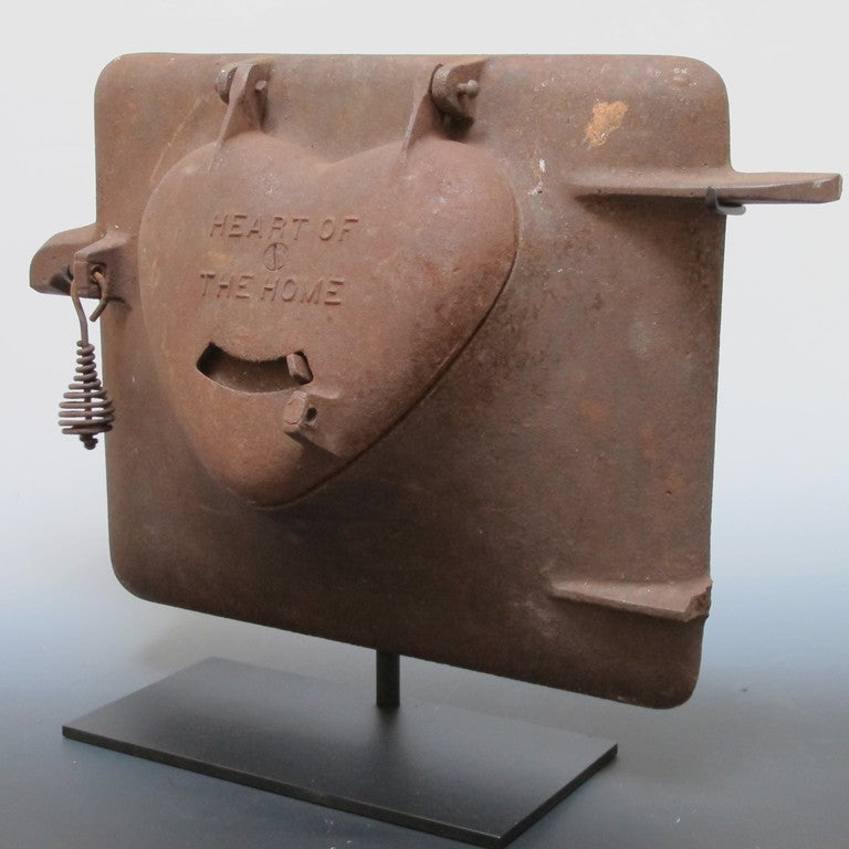 Iron Heart of the Home Stove Door