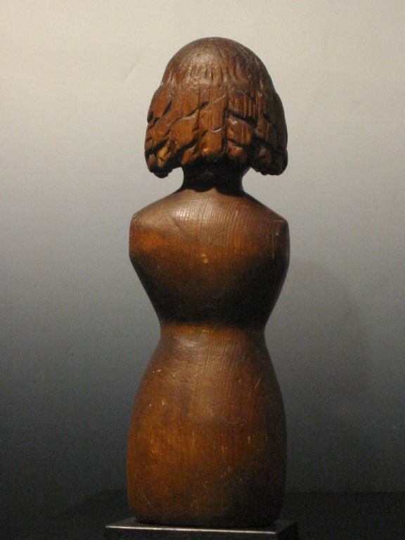 Early American Wood Doll 1