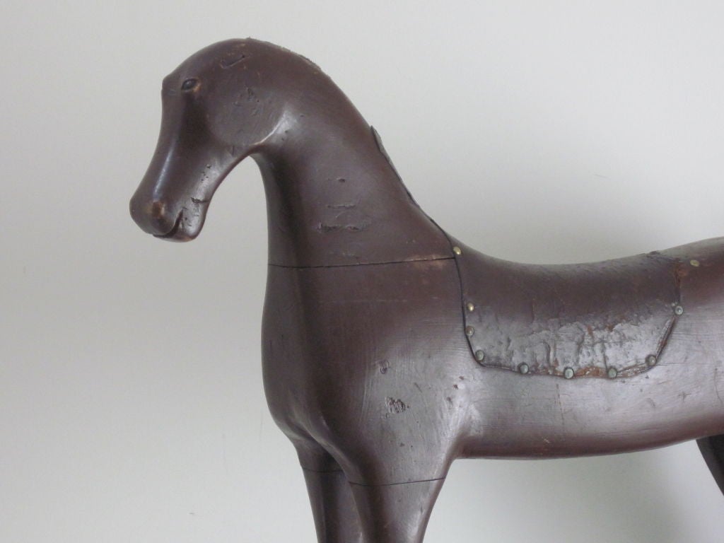 Carved Childs Riding Horse For Sale