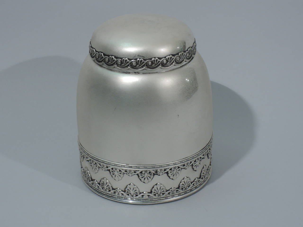 Aesthetic Movement One of a Kind Sterling Silver Tobacco Jar by Whiting 