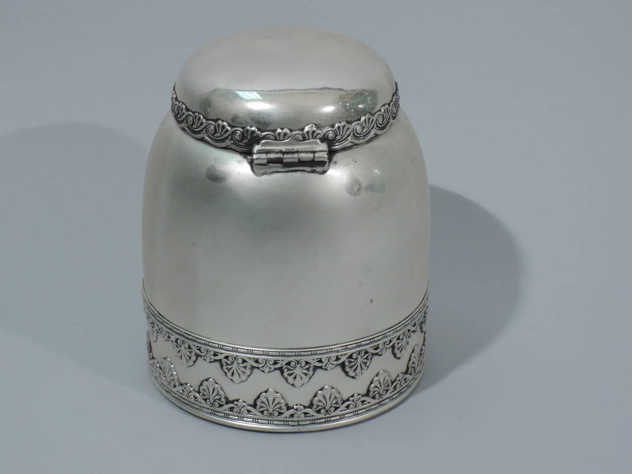One of a Kind Sterling Silver Tobacco Jar by Whiting  In Excellent Condition In New York, NY