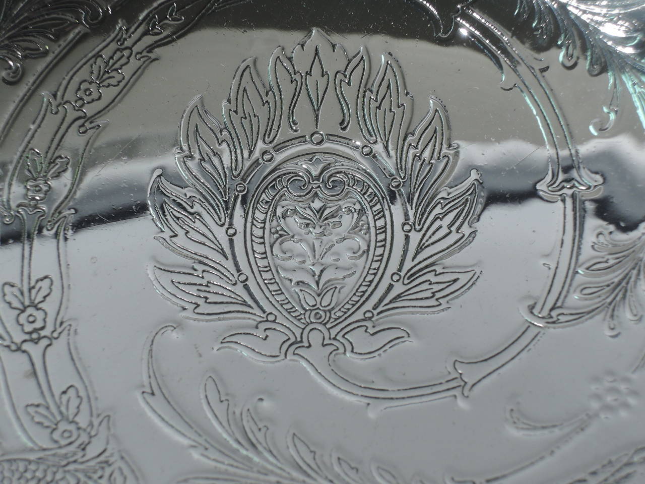 Early 20th Century Tiffany Aesthetic Sterling Silver Bowl with Bird