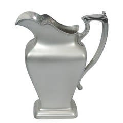 Reed & Barton Sterling Silver Water Pitcher, American Art Deco circa 1930