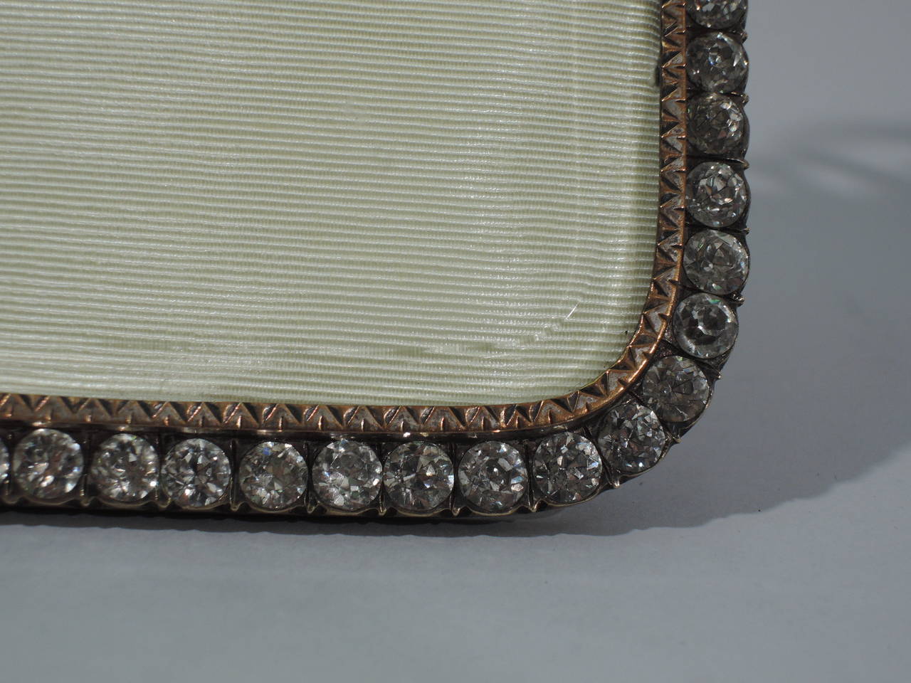 Fancy and Flamboyant Rhinestone Picture Frame In Excellent Condition In New York, NY