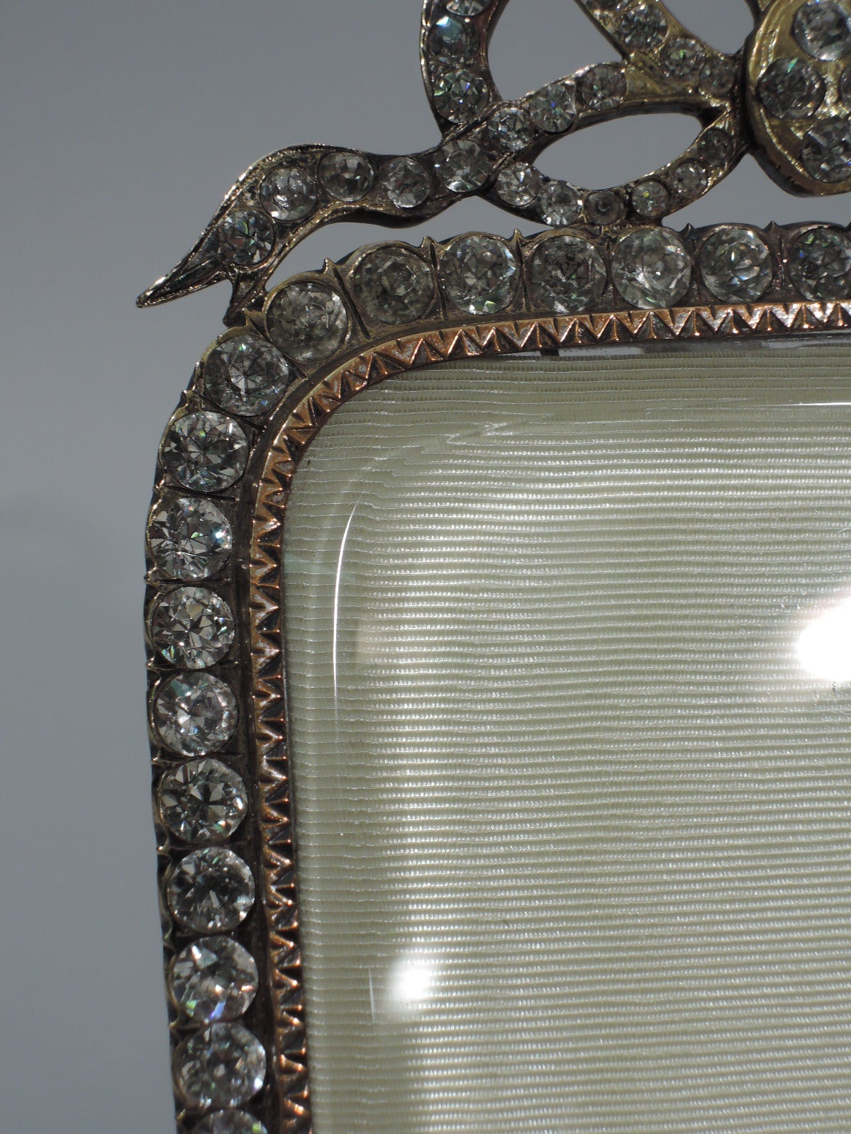 20th Century Fancy and Flamboyant Rhinestone Picture Frame