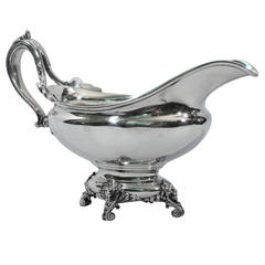Antique Sterling Silver Gravy Boat by Tiffany & Co.