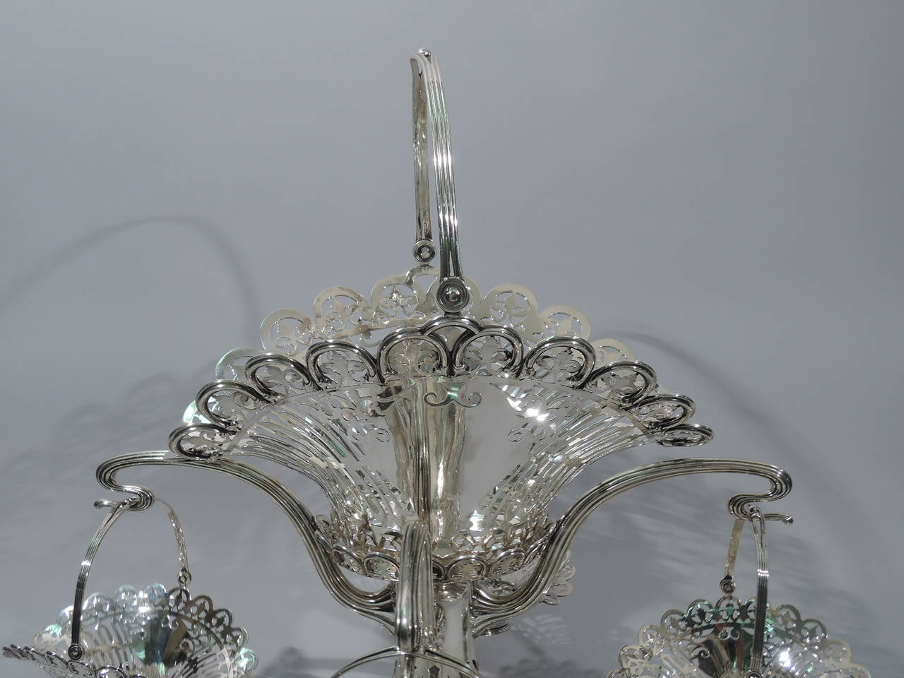 Beautiful Bailey, Banks and Biddle Epergne with Pierced Baskets, circa 1910 1