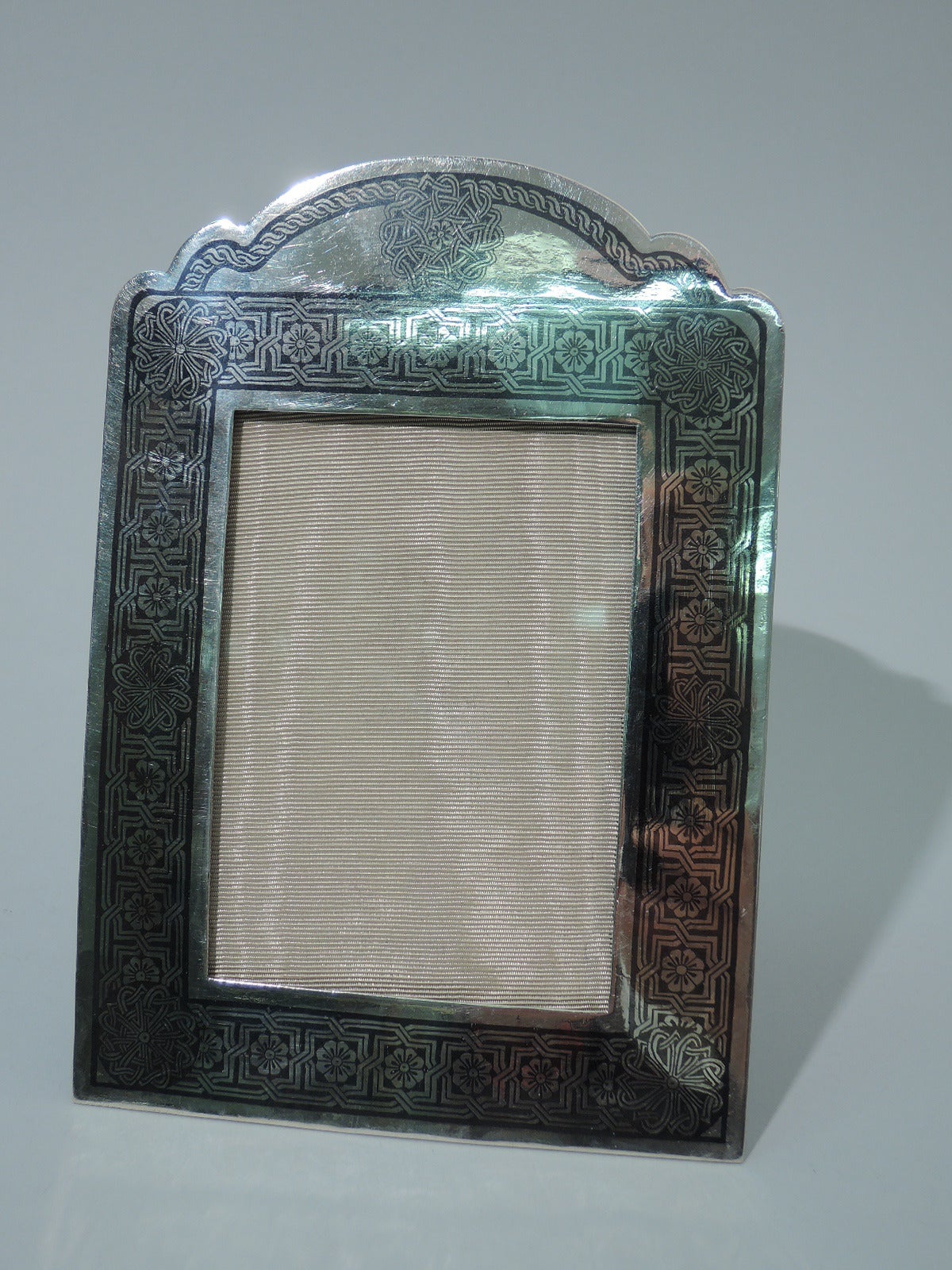 silver frame ornament