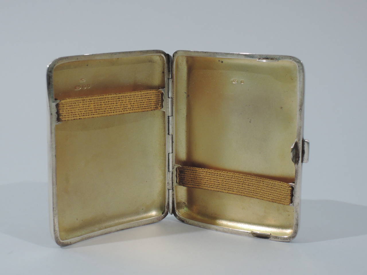 European Silver and Enamel Cigarette Case with Alluring Lorelei 2