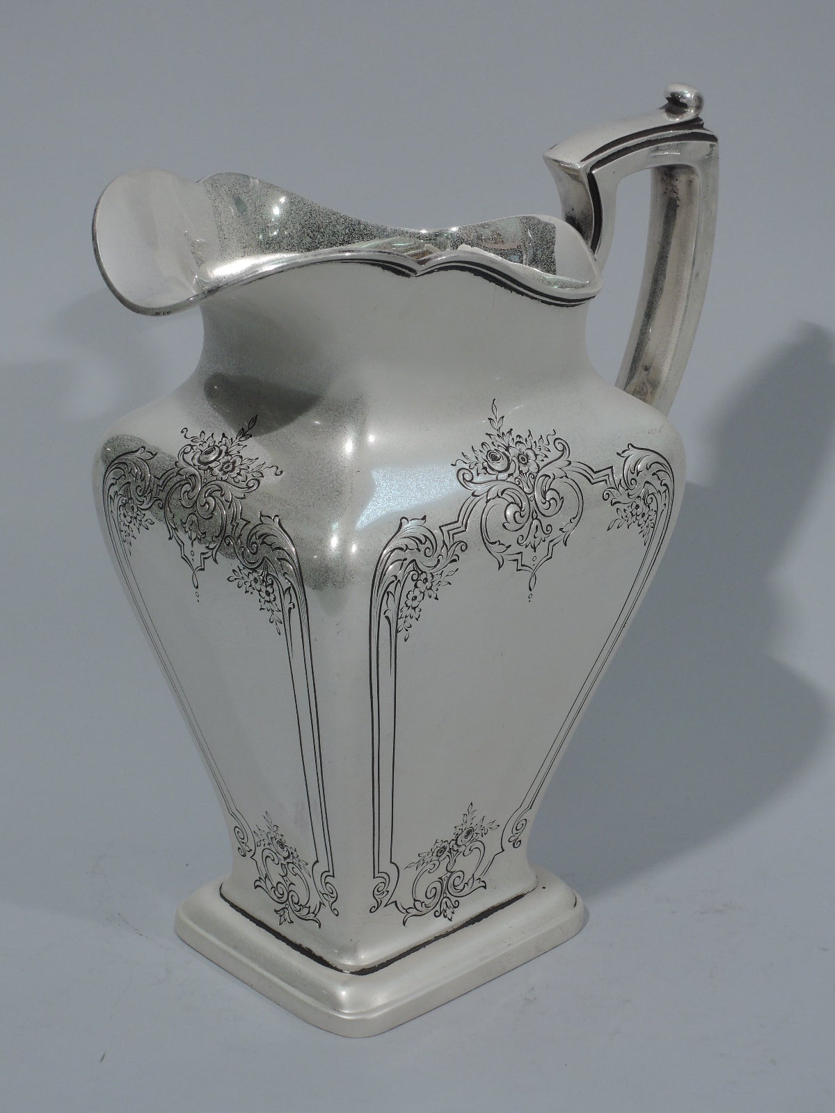 American Pretty and Heavy Sterling Silver Water Pitcher by Reed & Barton 