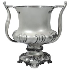 Elegant and Eclectic Sterling Silver Trophy Cup by Tiffany