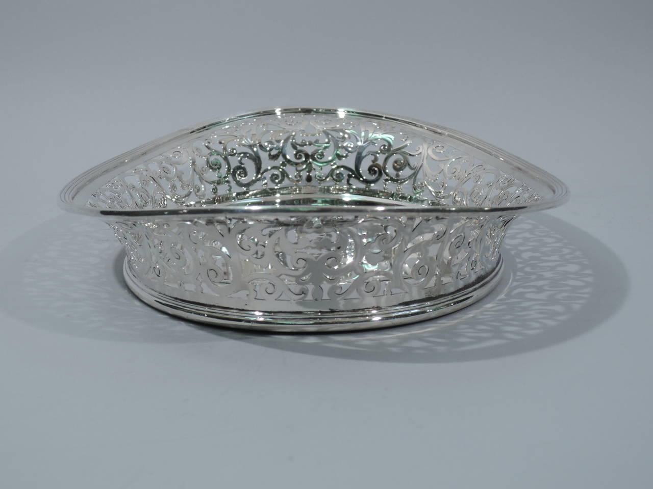 Antique American Sterling Silver Serving Tray by Dominick and Haff For