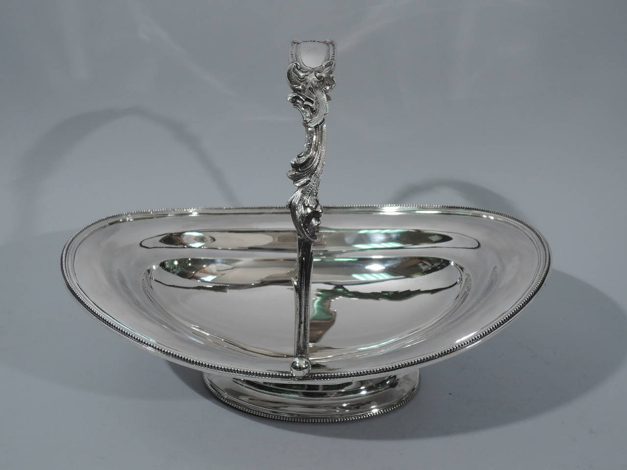 Victorian Great Early Tiffany - Pair of Sterling Silver Baskets with 550 Broadway Hallmark