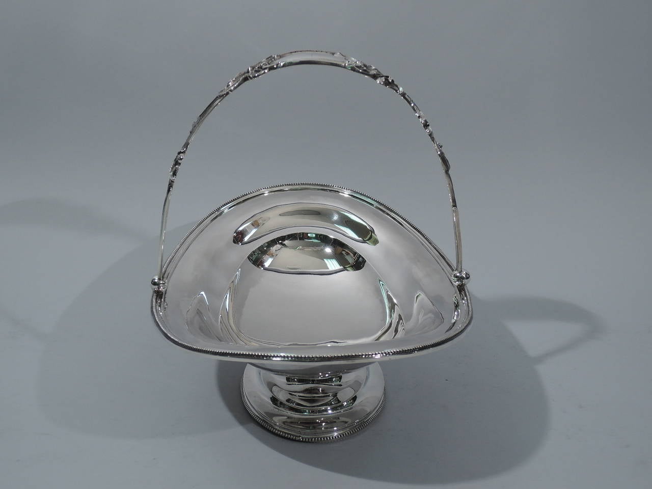 Mid-19th Century Great Early Tiffany - Pair of Sterling Silver Baskets with 550 Broadway Hallmark