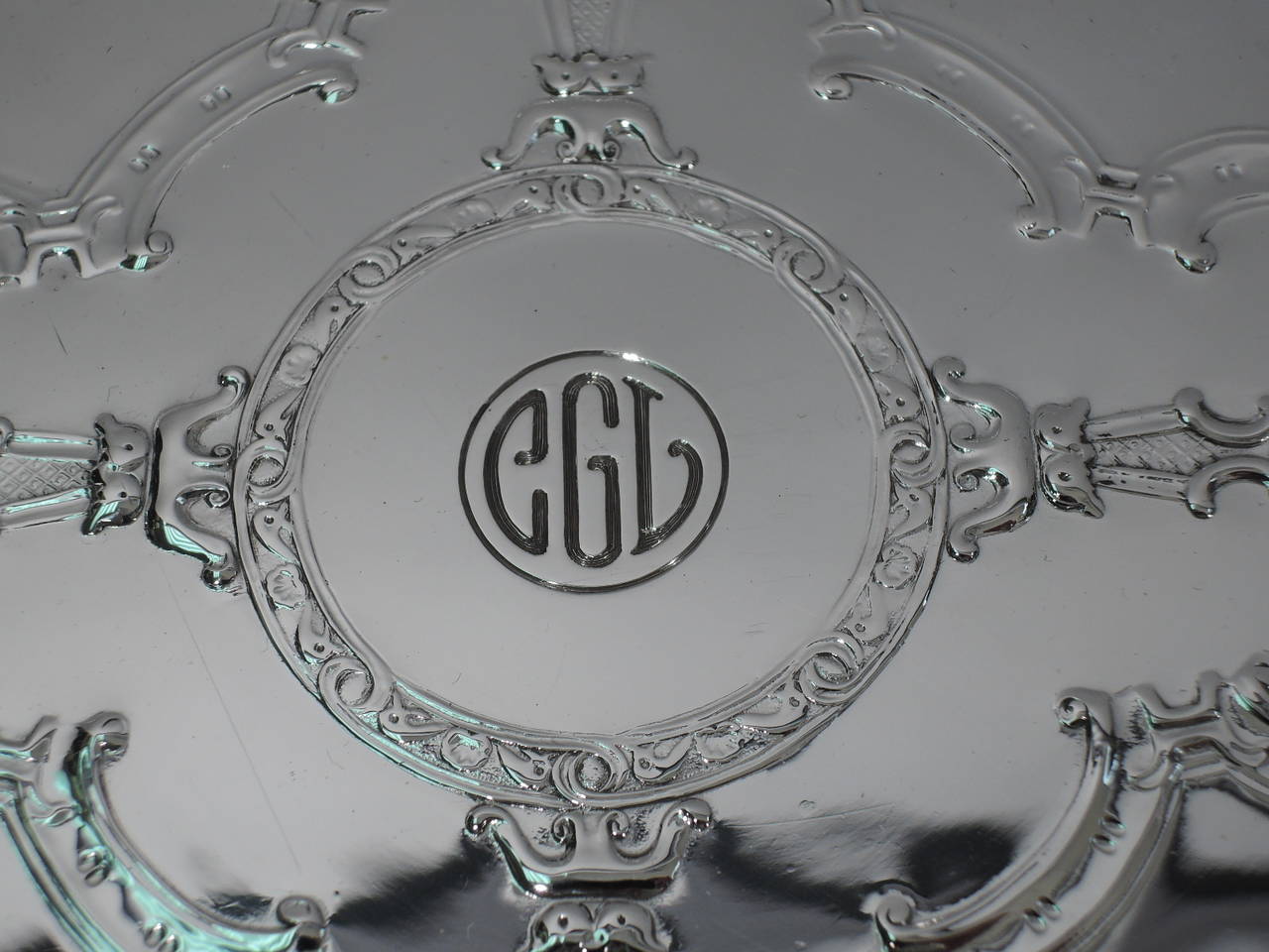 Fabulous Renaissance Sterling Silver Plates by Tiffany - Set of 12 BI774 2
