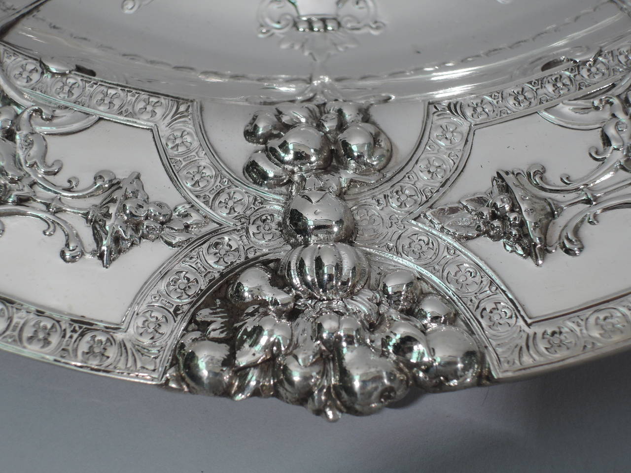 Fabulous Renaissance Sterling Silver Plates by Tiffany - Set of 12 BI774 3
