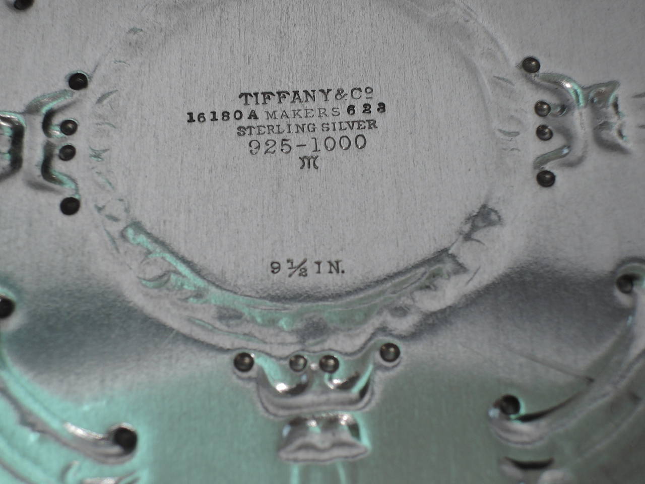 Fabulous Renaissance Sterling Silver Plates by Tiffany - Set of 12 BI774 5