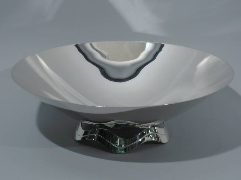 Mid-Century Modern Tiffany Ribbon Bowl - Midcentury Modern - American Sterling Silver