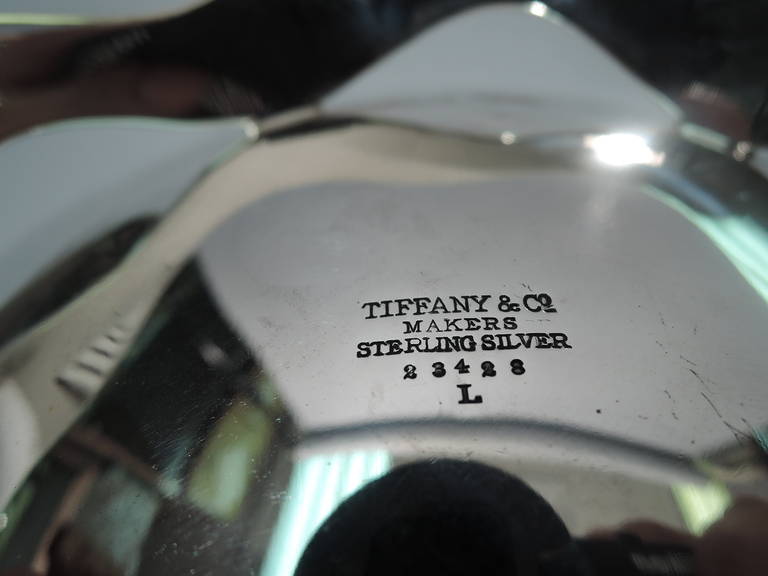 Tiffany Ribbon Bowl - Midcentury Modern - American Sterling Silver 3