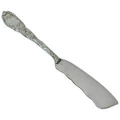 Tiffany Chrysanthemum Sterling Silver Knife with Chicago World's Fair Symbol  