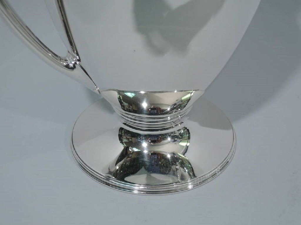 American Art Deco Sterling Silver Water Pitcher by Tiffany C 1911 3