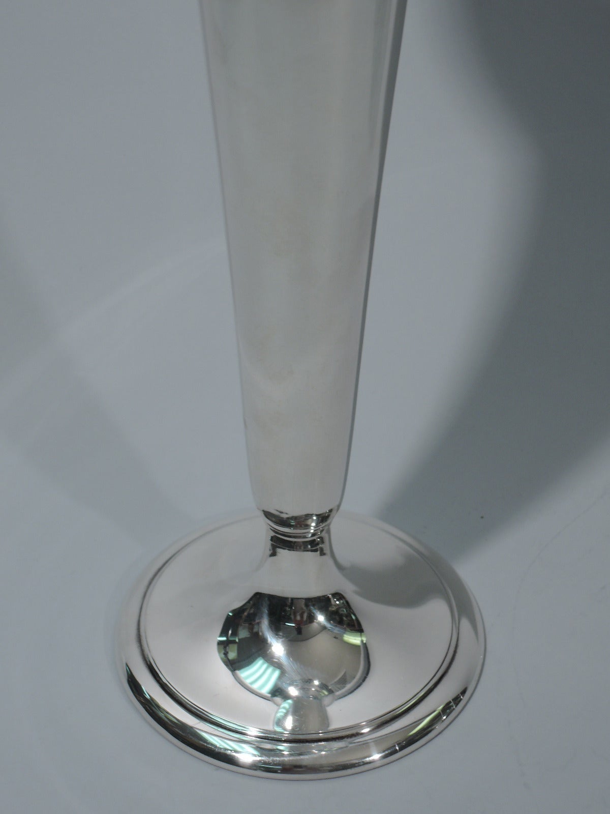 Tiffany Sterling Silver Trumpet Vase C 1913 1
