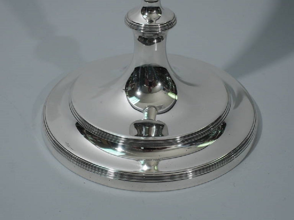 Set of 4 Tiffany Sterling Silver Candlesticks C 1908 2