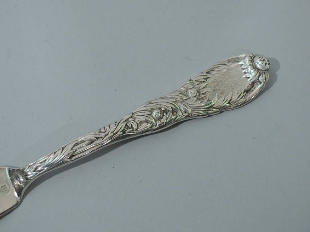 American Tiffany Chrysanthemum Sterling Silver Knife with Chicago World's Fair Symbol  
