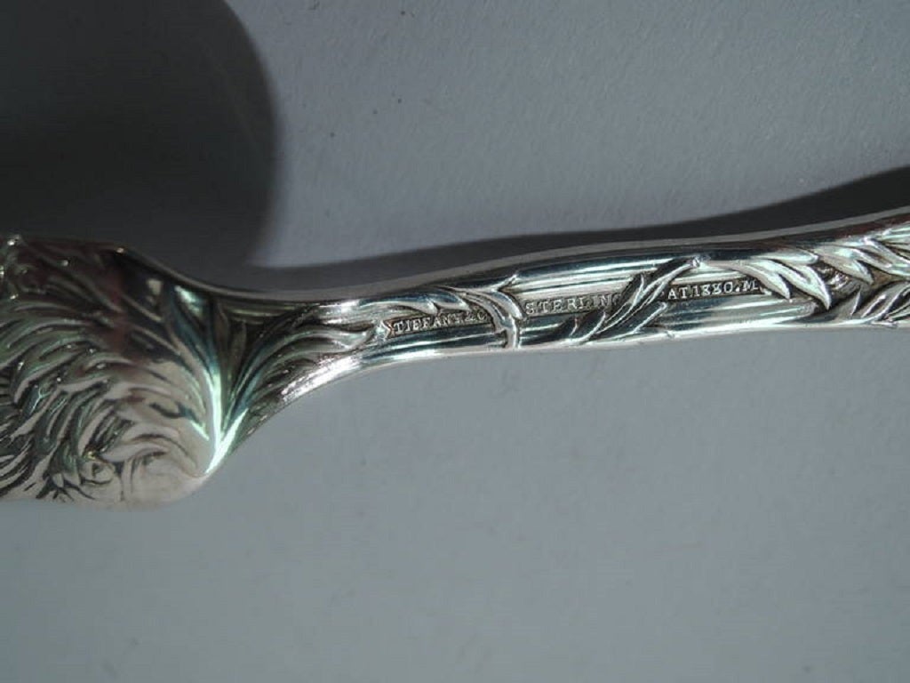 Tiffany Chrysanthemum Sterling Silver Knife with Chicago World's Fair Symbol   2