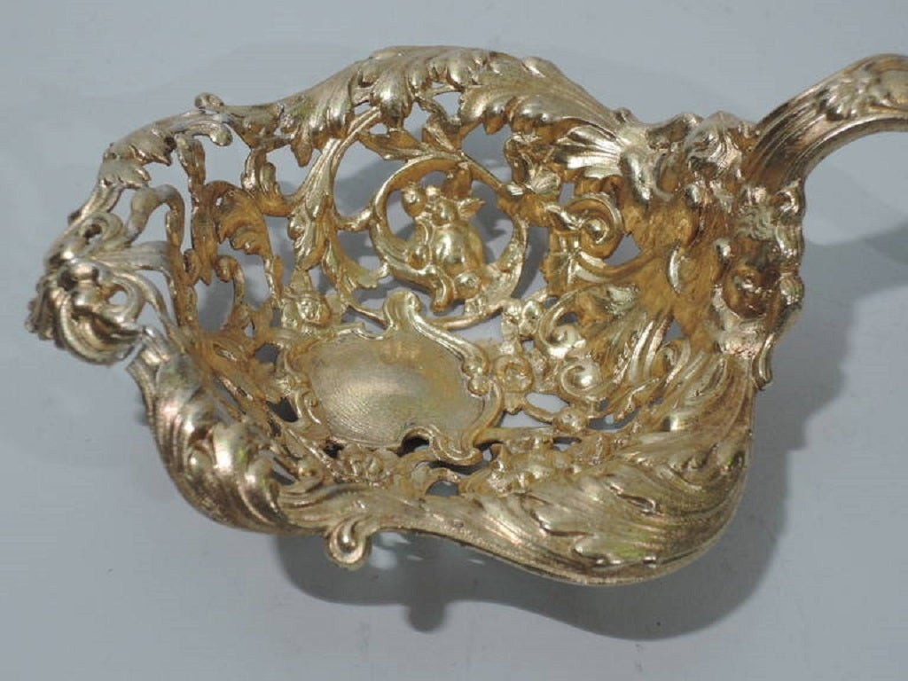 Sumptuous Silver Gilt Bonbon Server by Gorham In Excellent Condition In New York, NY