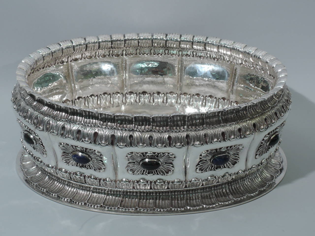 Buccellati Centerpiece Bowl, Italian Sterling Silver, BI763 In Excellent Condition In New York, NY