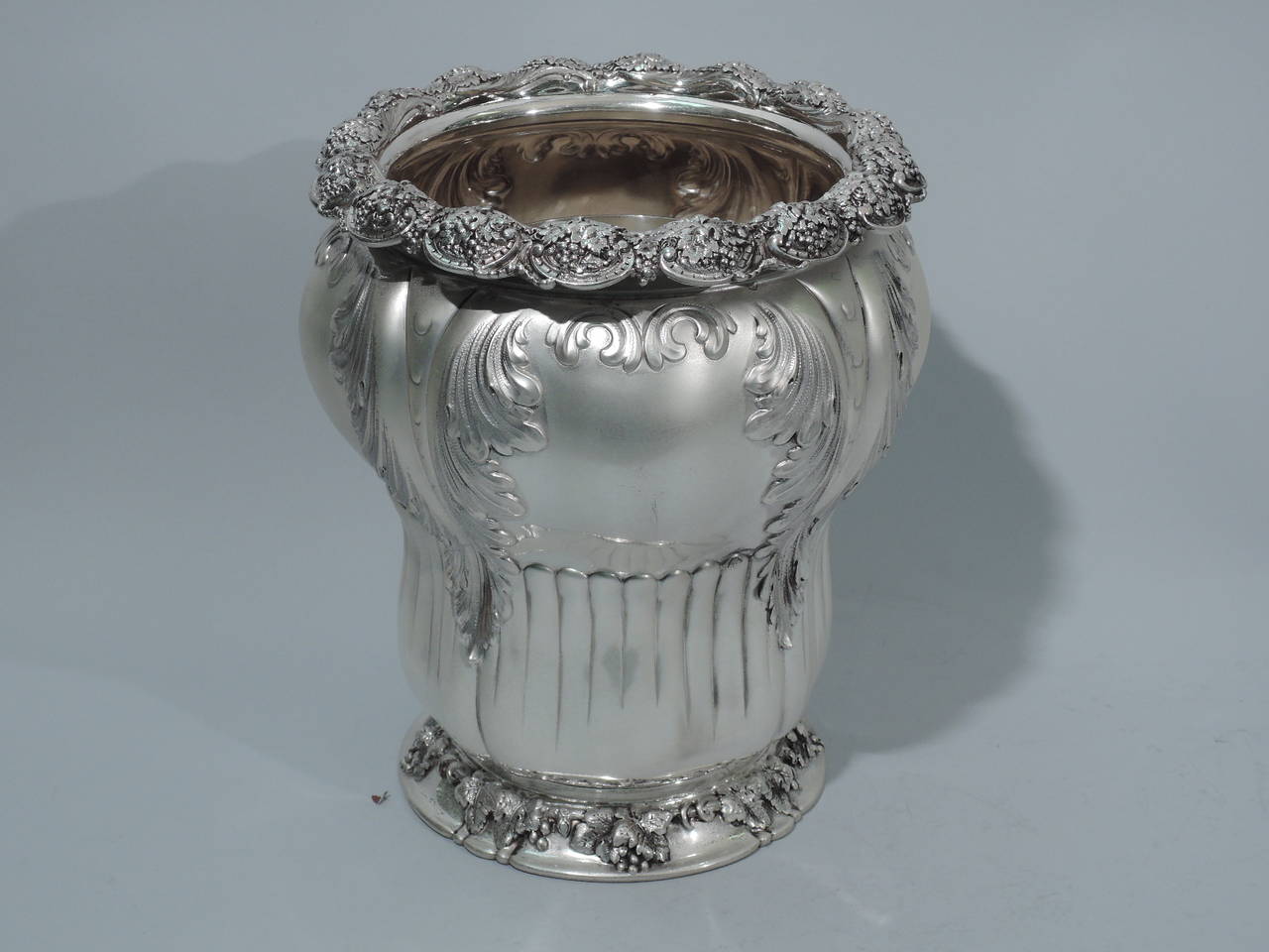 19th Century Gilded Age Silver Wine Cooler by Tiffany, circa 1886