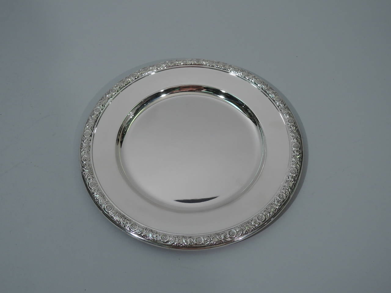 20th Century Set of Twelve International Prelude Sterling Silver Bread and Butter Plates