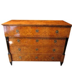 Antique c. 1830's Biedermeier chest / secretary