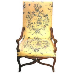 An 18th. c. French Re'gence fauteuil