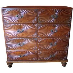 A late 19th.c. Anglo Raj chest.
