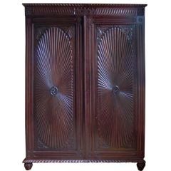 late 19th.c. Anglo Raj armoire