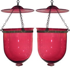Antique A pair of late 19th.c. lanterns