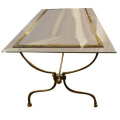 A 19th.c. French campaign table