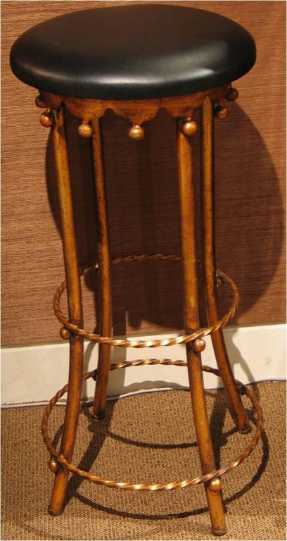 A hand forged stool