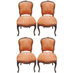 four (4 ) French dining chairs