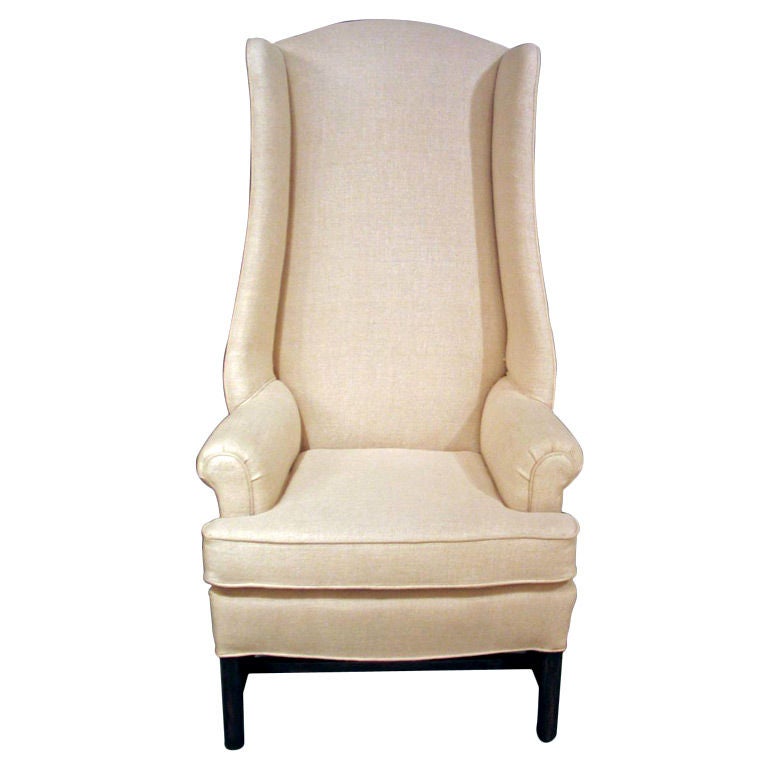A c. 1960's wing chair For Sale