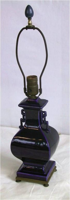 Chinese classical vase form lamp