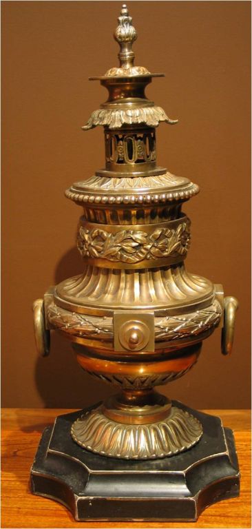 pair of French mantel garnitures c. 1890's