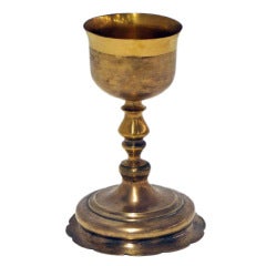 Vintage Late 19th Century Pugin Inspired Goblet or Chalice