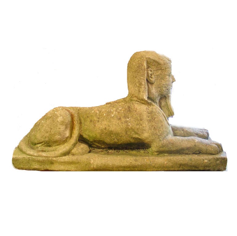 c. 1920's Bahamian sphinxes For Sale