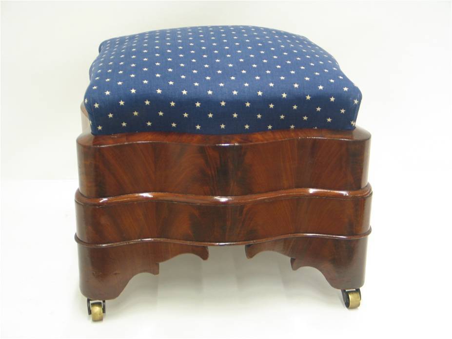 American Classical Period ottoman