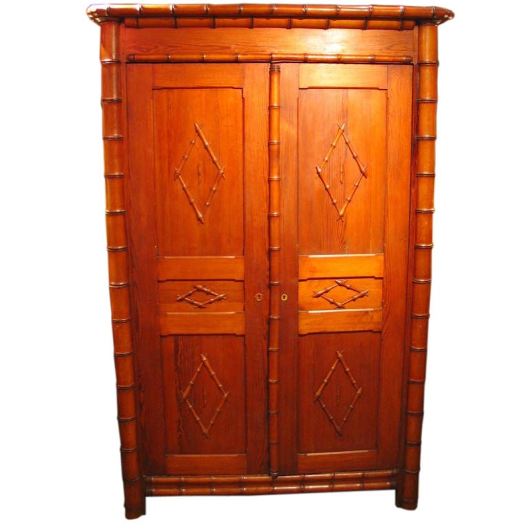 A c. 1880's English armoire For Sale