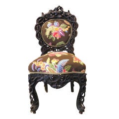 19th.c. Burmese side chair